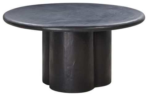 Elika Faux Plaster Round Dining Table - Transitional - Dining Tables ... for Elika White Faux Plaster Round Dining Table